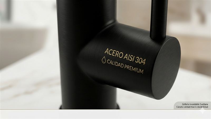 Guía compra grifería 5 parámetros calidad acero 304 cartucho cerámico Colombia