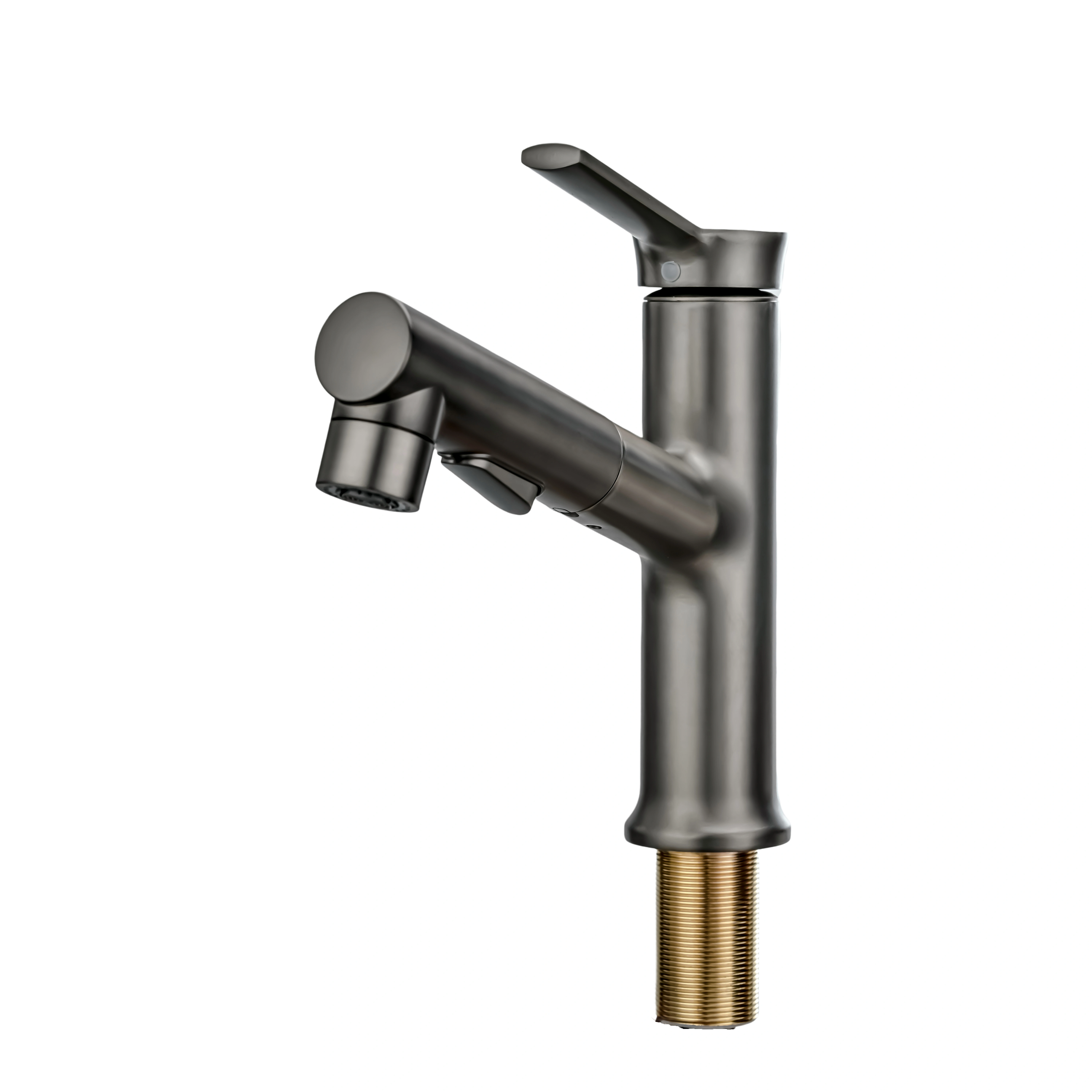 Grifería Extensible Lavamanos con Chorro Bucal Cobre Macizo GSF1-EXT — foto real importador directo Cúcuta