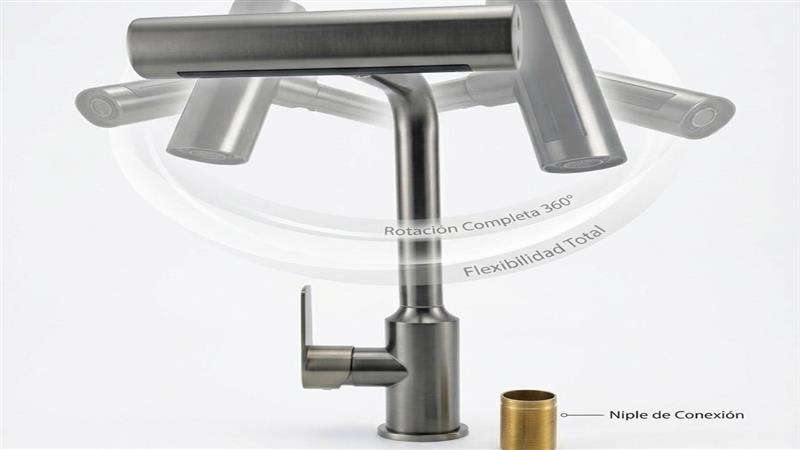 Grifo Cocina Pro 360° Acero 304 — Svetlana GSF4